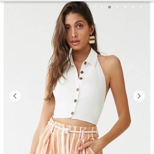 Halter crop top